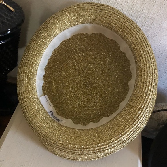 Vintage Gold Lame Molded Hat main image 6